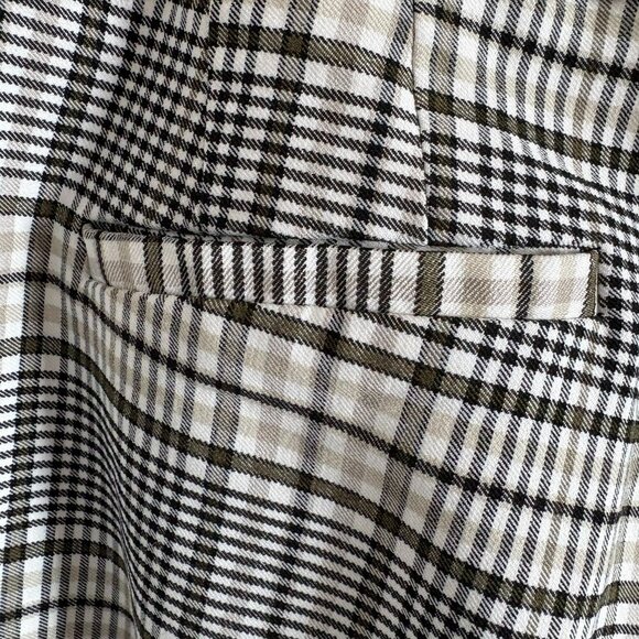 SOHO Apparel Ltd Pants Plaid Tapered to Ankle Pull Up Women’s Size XL Like NEW - Picture 4 of 7